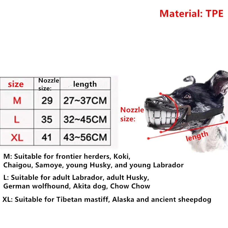 Scary Werewolf Dog Muzzle