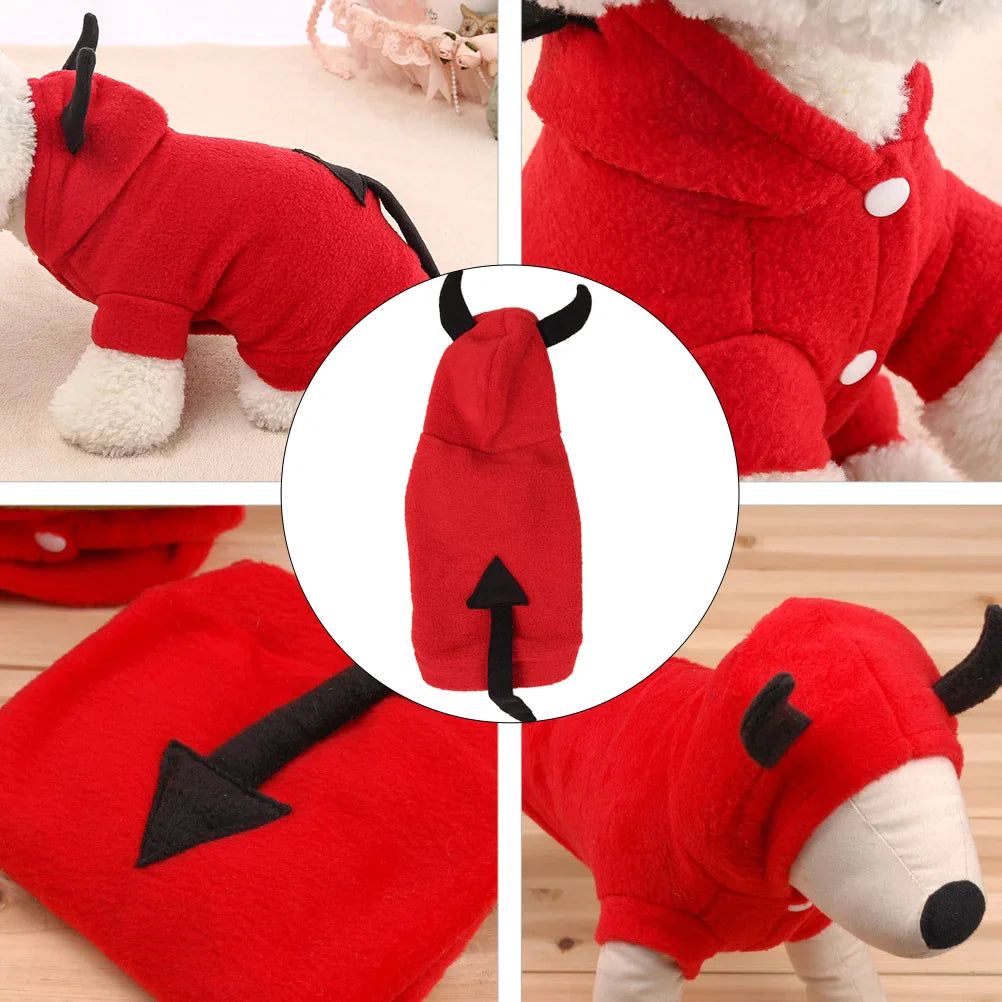 Halloween Themed Devil Dog Costume