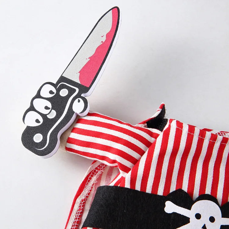 Funny Pirate Dog Costume