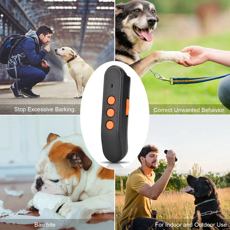 LED Rechargeable Ultrasonic Dog Repeller