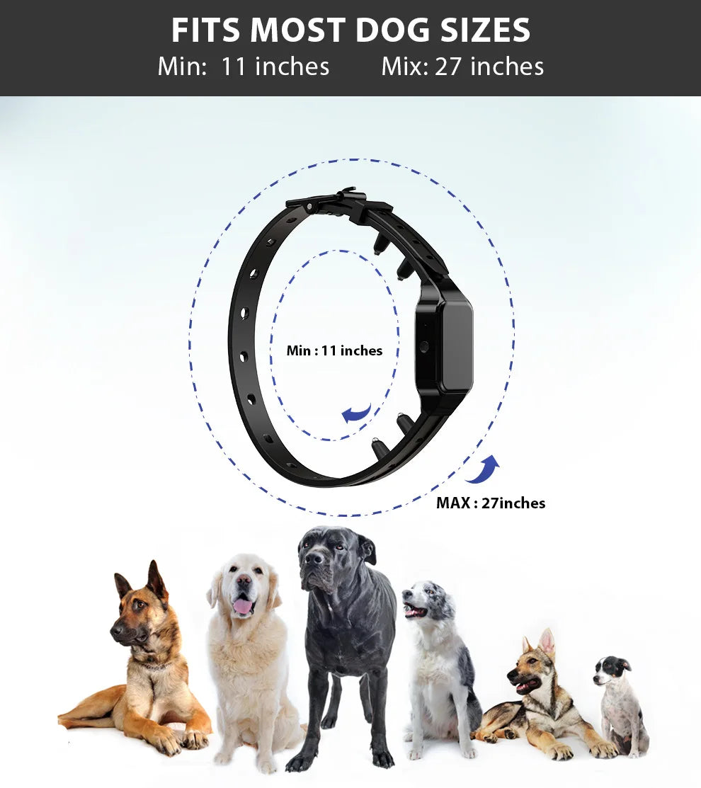 3 Training Modes Beep Vibration Dog Training Collar