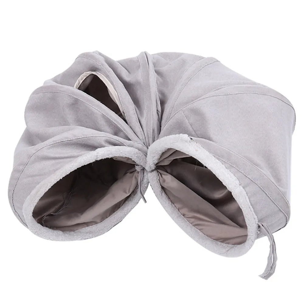 Collapsible Peek Hole Cat Tunnel