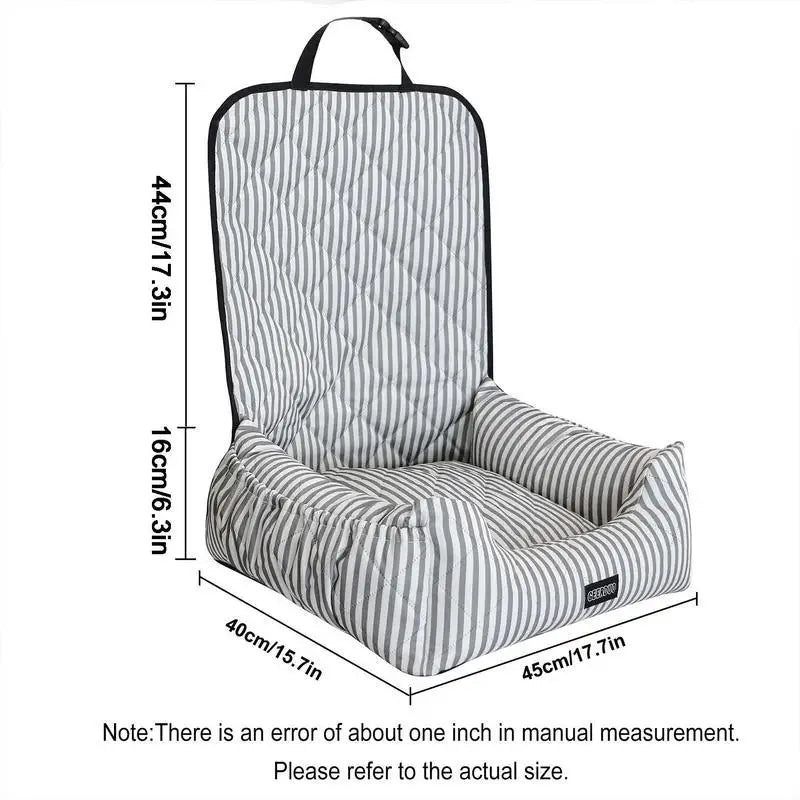 Oxford Cloth Dog Car Bed Booster