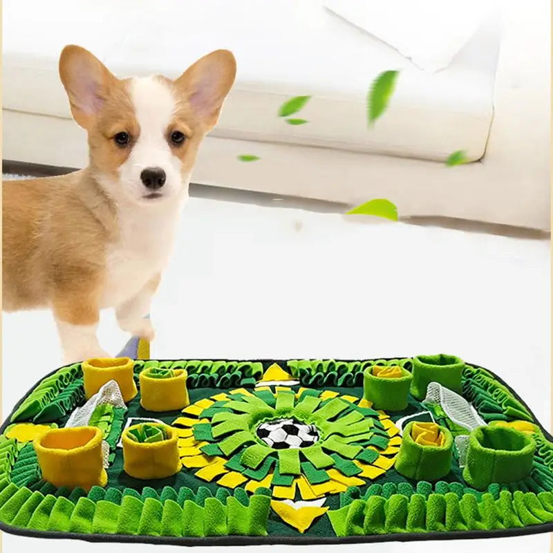 Football Stadium Design Dog Snuffle Toy