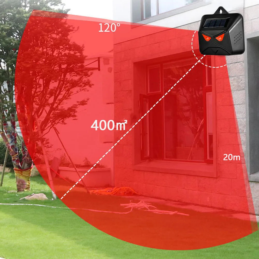 Multi-silicon Solar Panel Animals Repeller