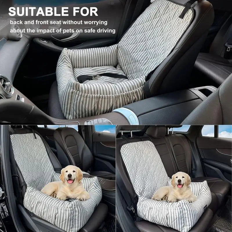 Oxford Cloth Dog Car Bed Booster