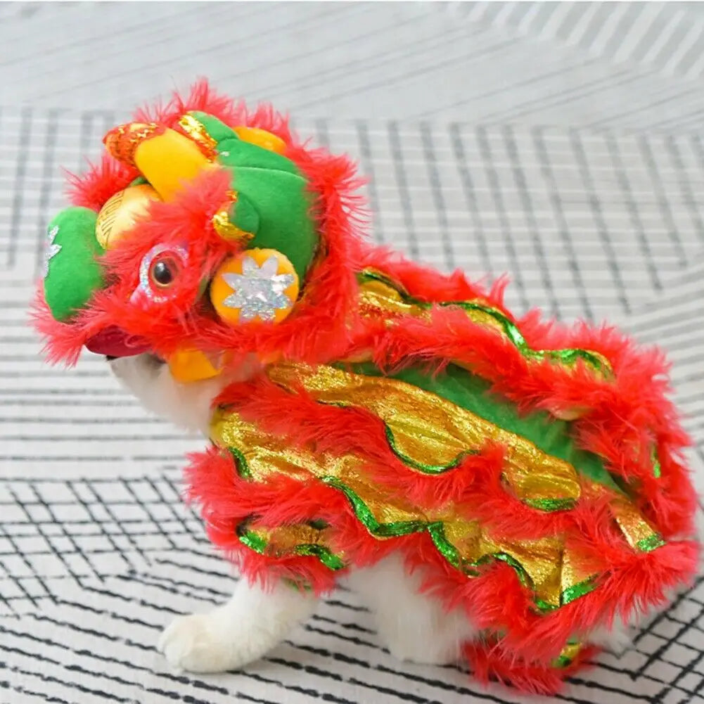Dragon Dance Funny Dog Costume