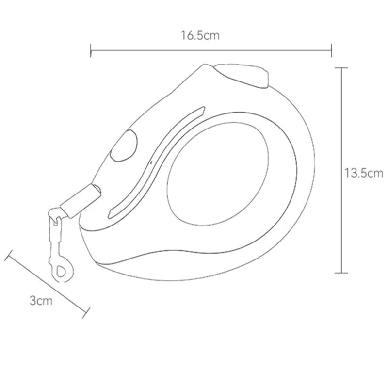 3M Retractable Dog Leash Rope