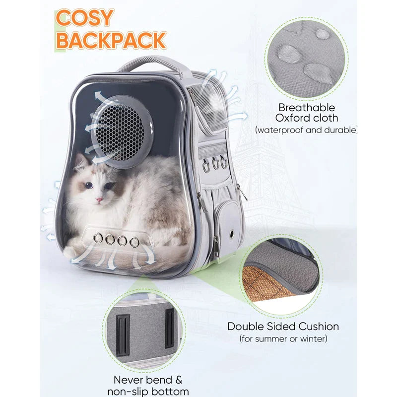 Transparent Bubble Dog Backpack