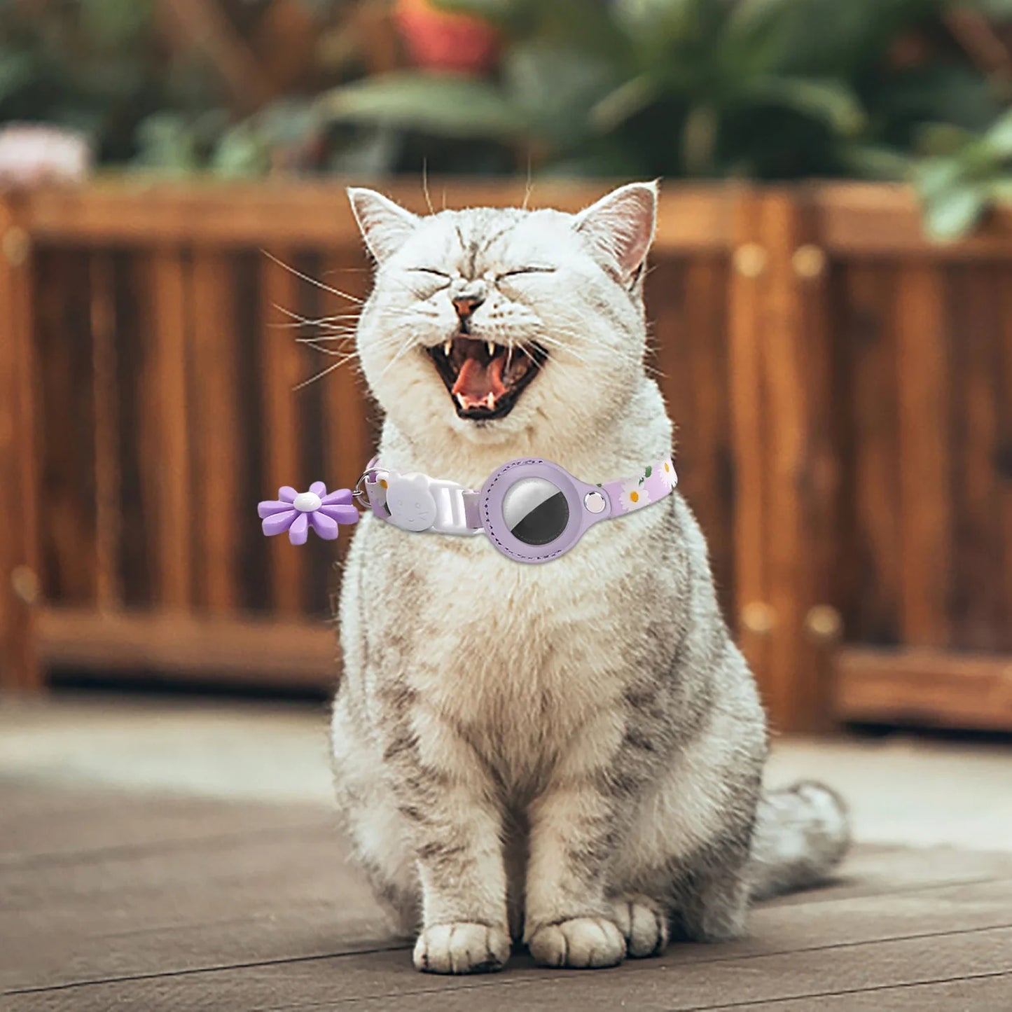 Lightweight Pet AirTag Collar
