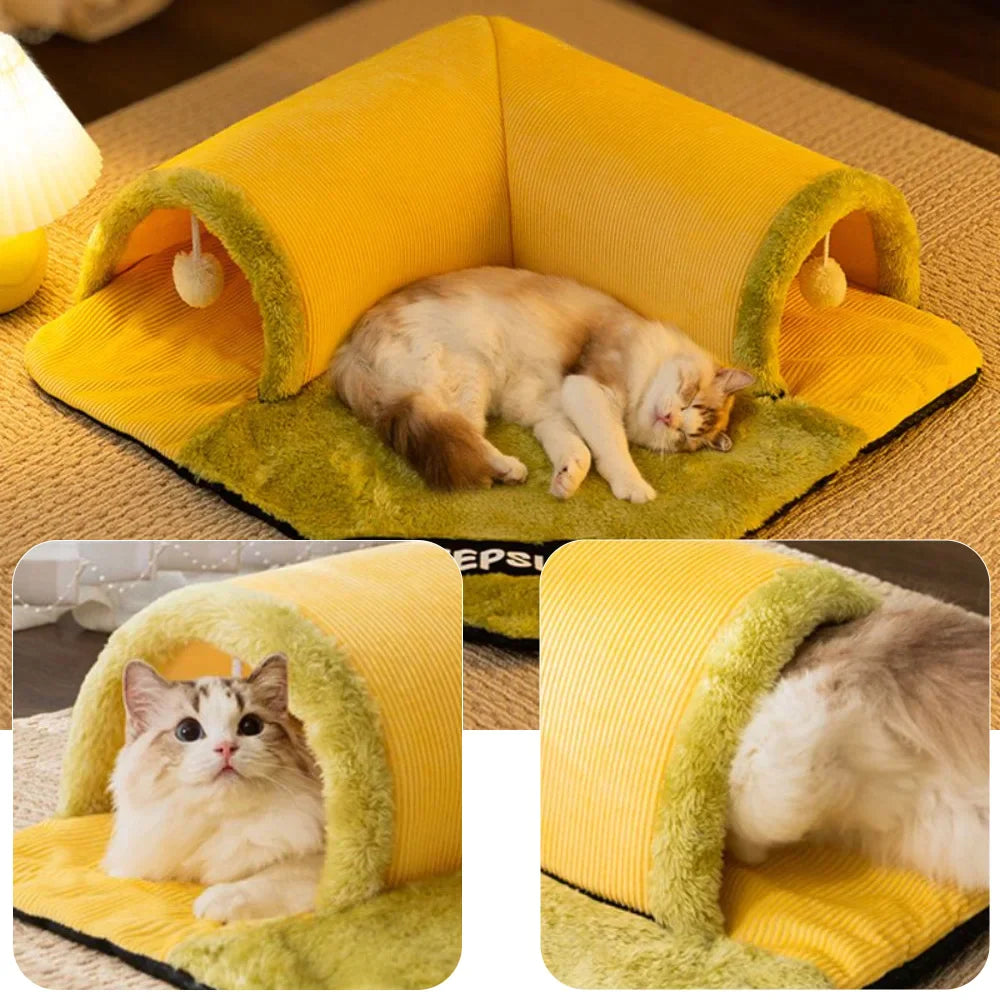 2 In 1 Cat Hide & Seek Tunnel