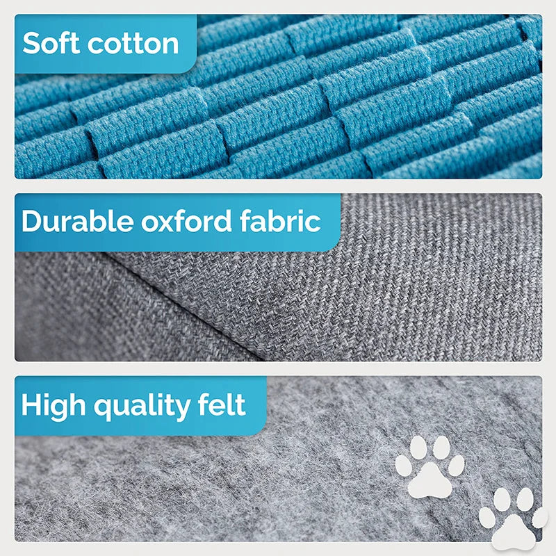 3 Difficulty Levels Eco-friendly Dog Snuffle Mat