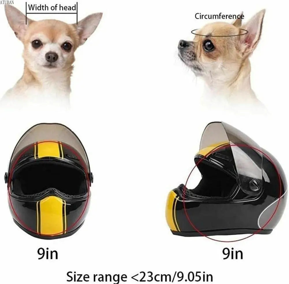 Full Face Small Pet Motorcycle Helmet