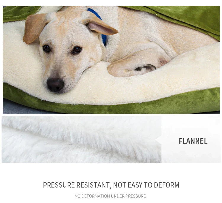 Luxury Plush Dogs Winter Warm Bed