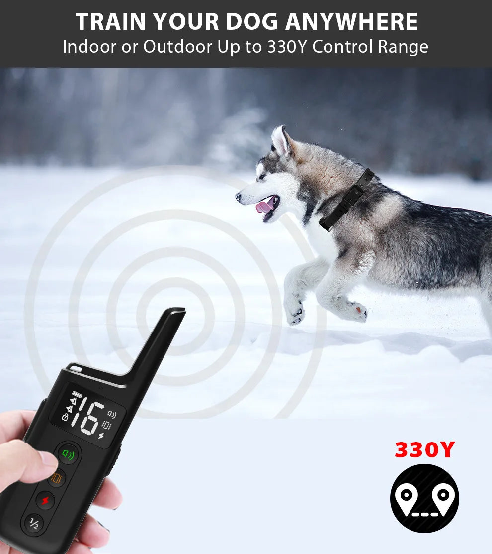 3 Training Modes Beep Vibration Dog Training Collar
