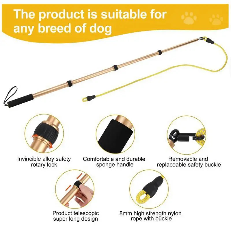 Extendable Dog Teaser Wand Toy