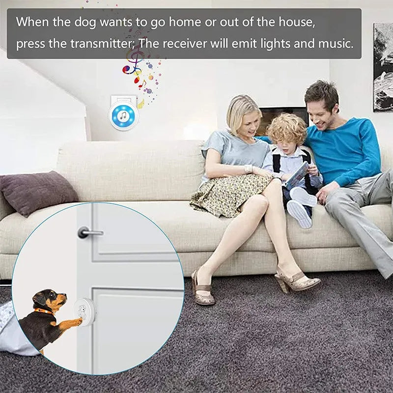 Wireless Waterproof Smart Pet Doorbell