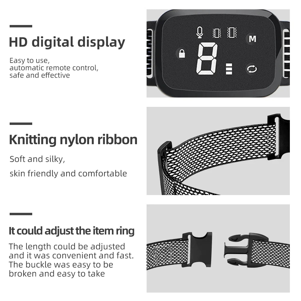 Double Vibration Anti Bark Dog Collar