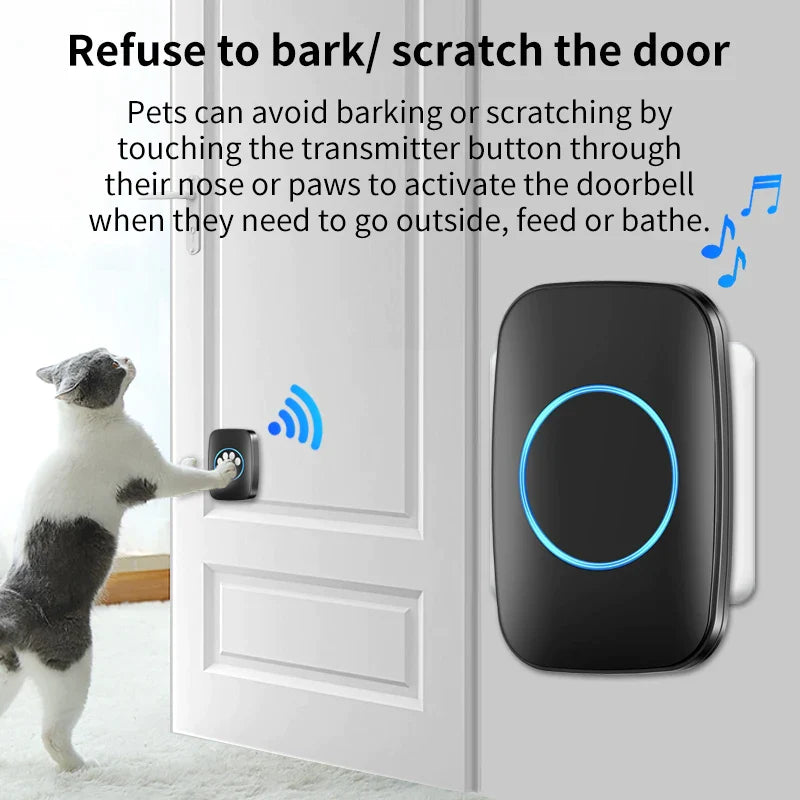 300m Remote Control Dog Smart Doorbell