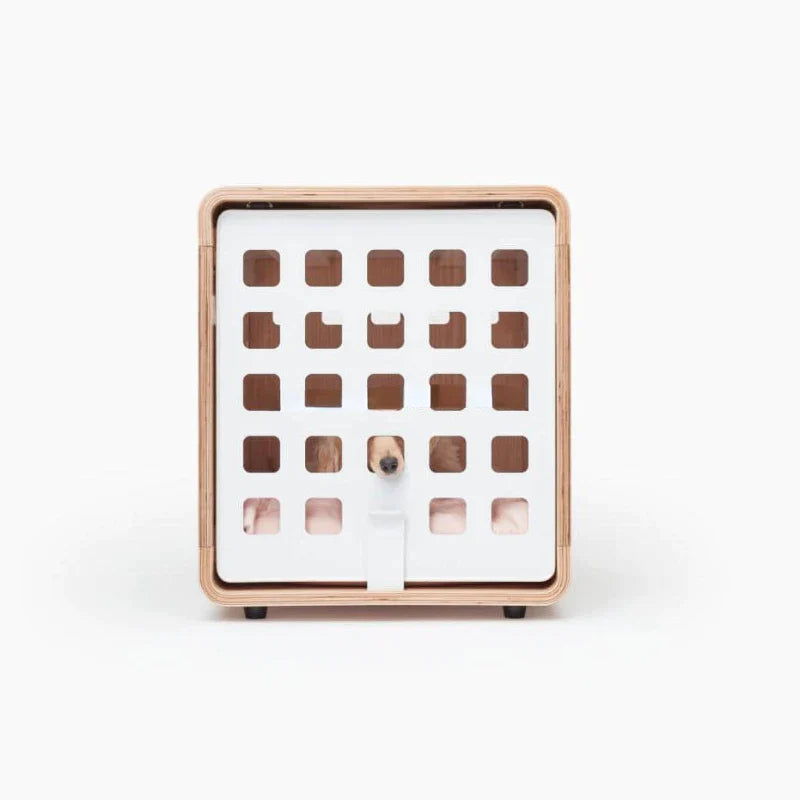 Luxury Handcrafted Bentwood Pet Crate