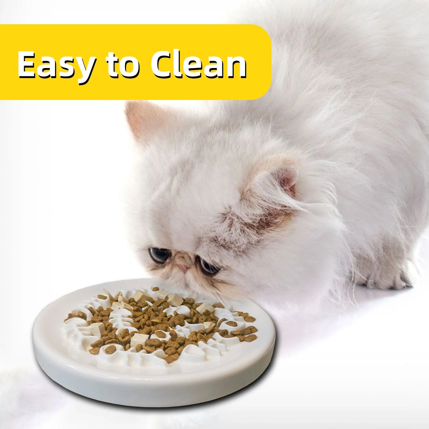 Ceramic Interactive Pet Slow Feeder