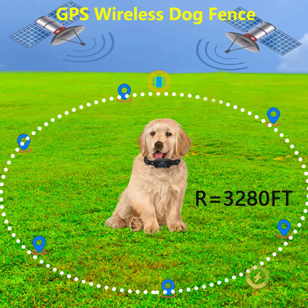 Anti Bark GPS Wireless Dog Collar