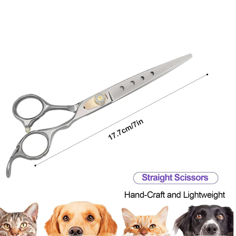 Japanese 440C Stainless Steel Dog Scissors