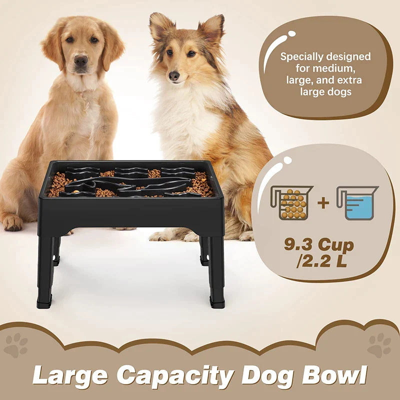 2.2L Large Capacity Elevated Dog Bowls