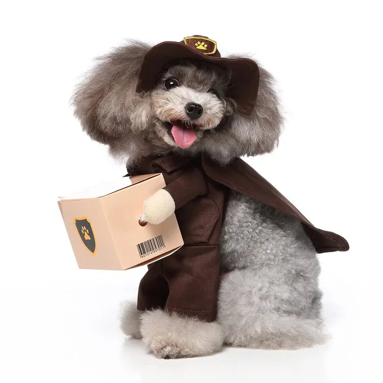 Funny Dispatch Rider Dog Costume