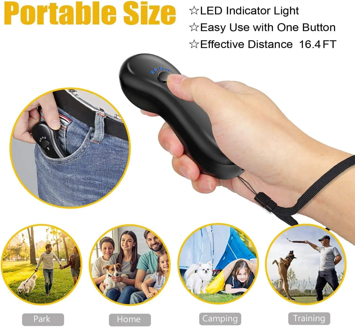 16.4Ft Effective Control Dog Barking Deterrent
