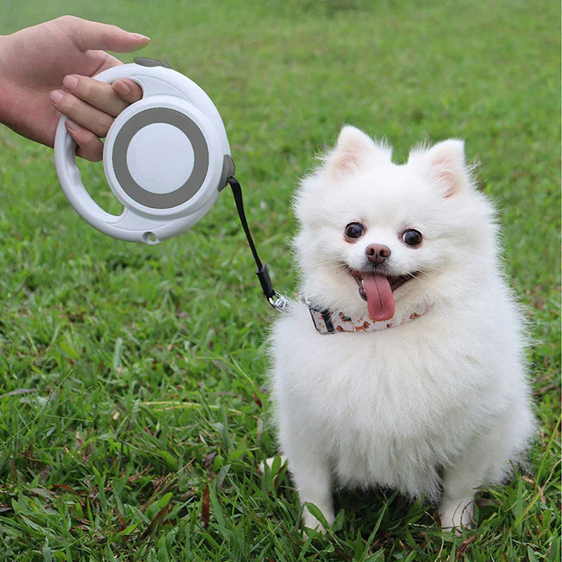 5m Retractable One-Handed Brake Dog Leash