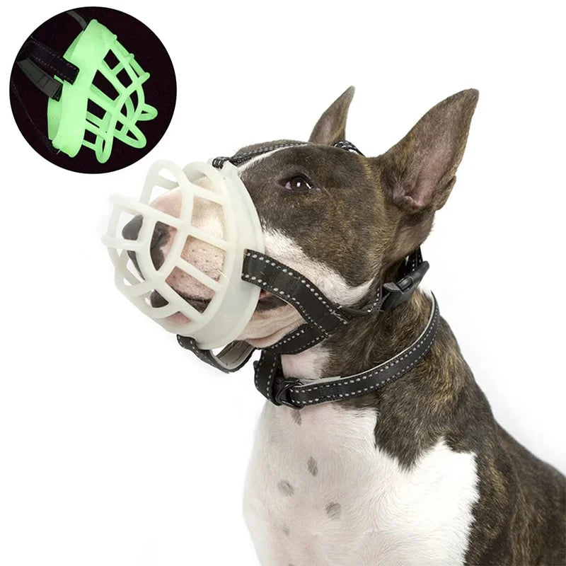 Fluorescence Adjustable Dog Muzzle