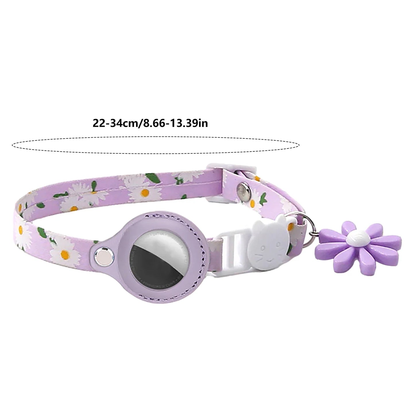 Lightweight Pet AirTag Collar
