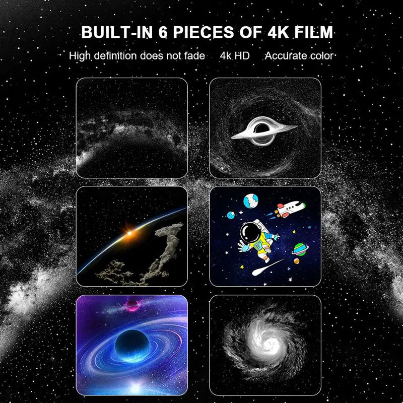 360° Rotate Planetarium Star Projection Lamp