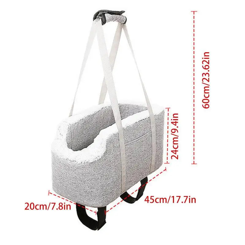 Portable Dog Armrest Booster Carrier