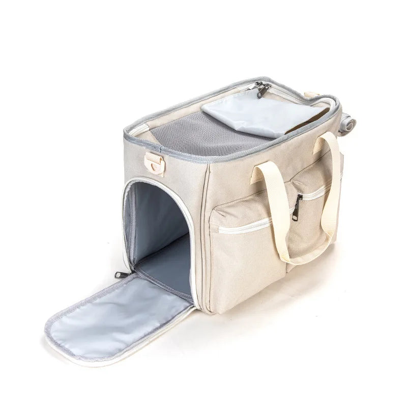 Double-side Mesh Pet Travel Carrier Bag