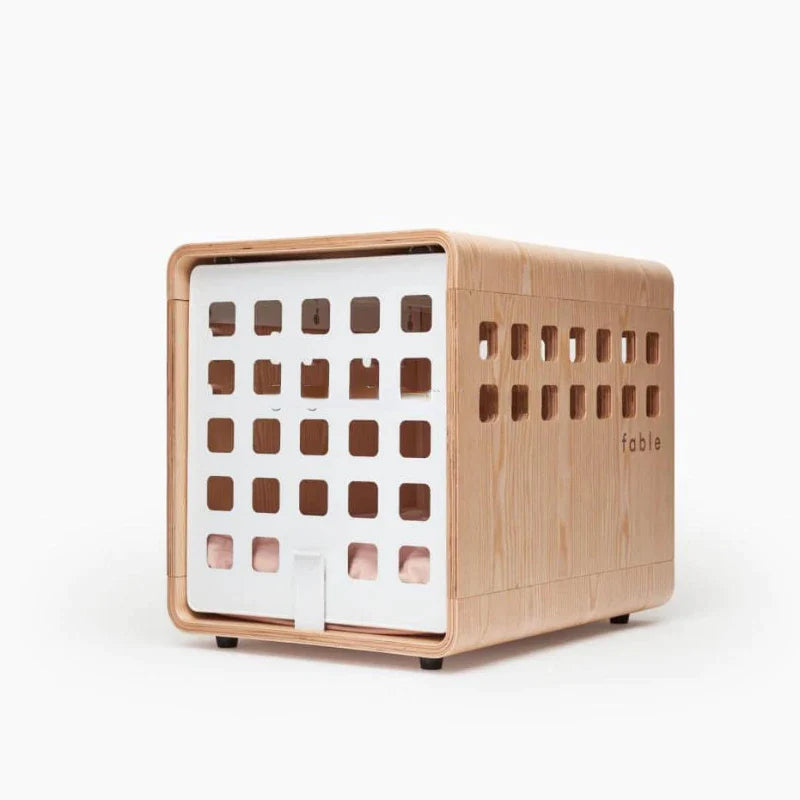 Luxury Handcrafted Bentwood Pet Crate