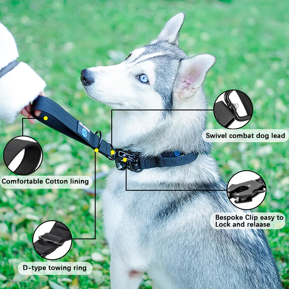 Nylon Traffic Lead For Large Dogs