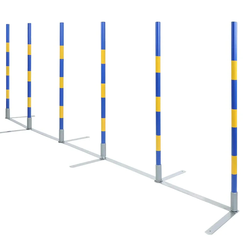 Eight Around The Pole Dog Obstacle Training