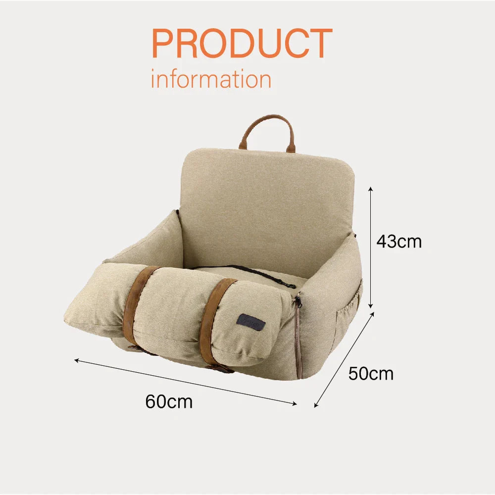 Luxury Dog Car Travel Booster