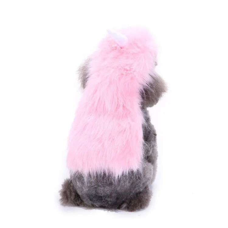 Funny Pink Unicorn Dog Costume