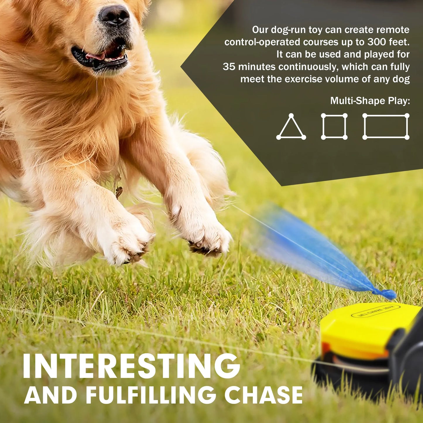 Interactive Dog Toys Chasing Machine