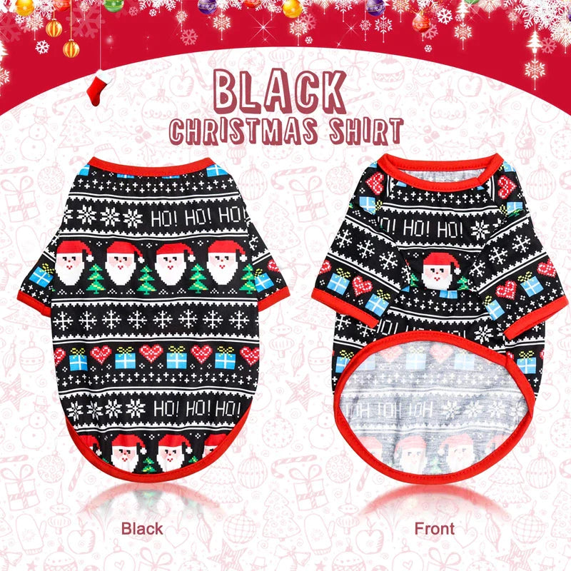 Soft Breathable Christmas Dog Shirt