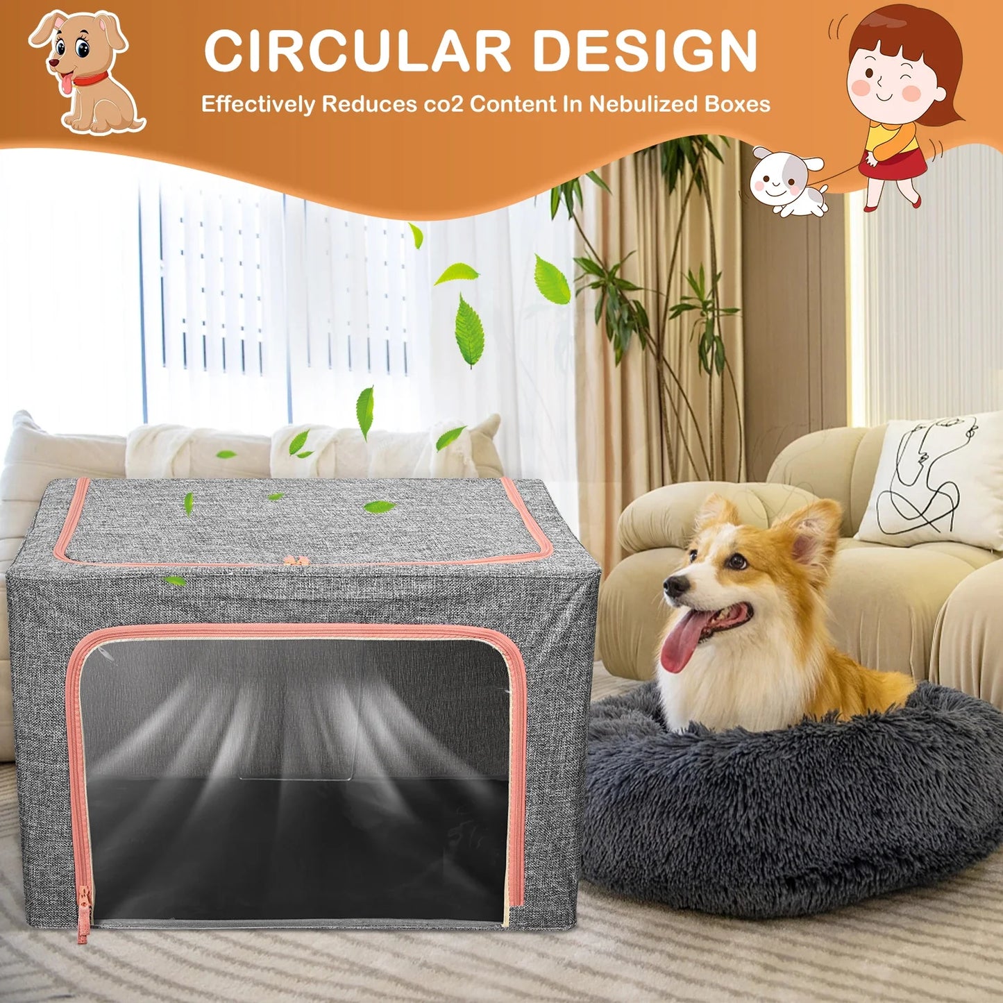 Dedicated Pet Folding Oxygen Tent