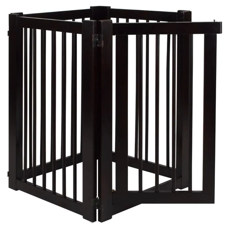 American Hardwood Espresso Pet Gate