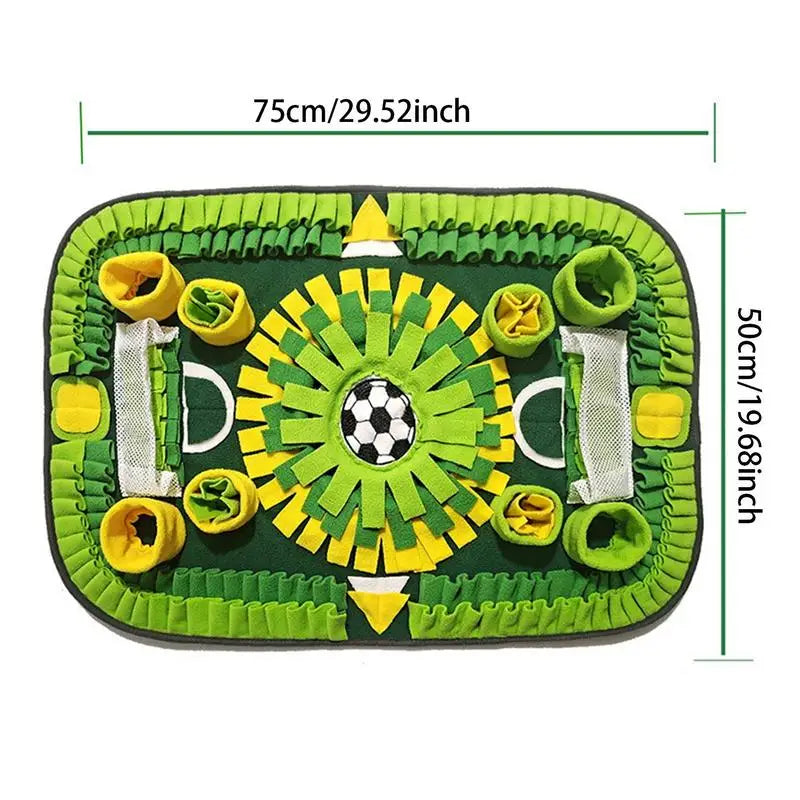 Football Stadium Design Dog Snuffle Toy