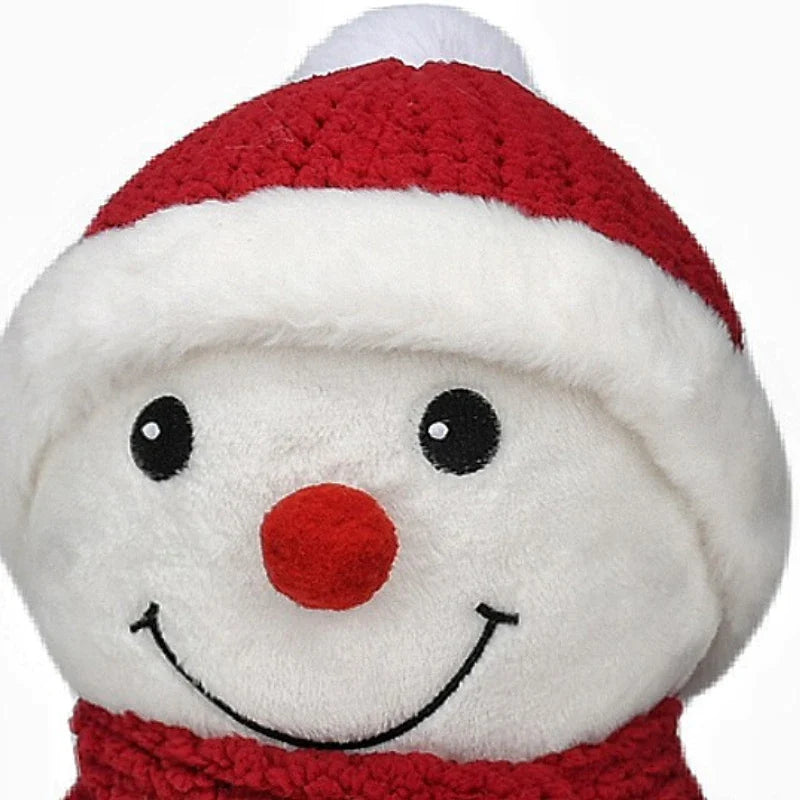 Christmas Snowman Soft Plush Pet Bed
