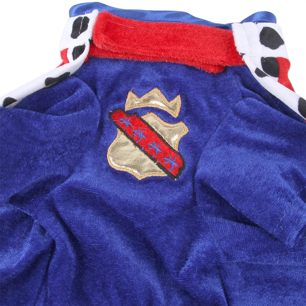 Funny Dog King Cloak Costume
