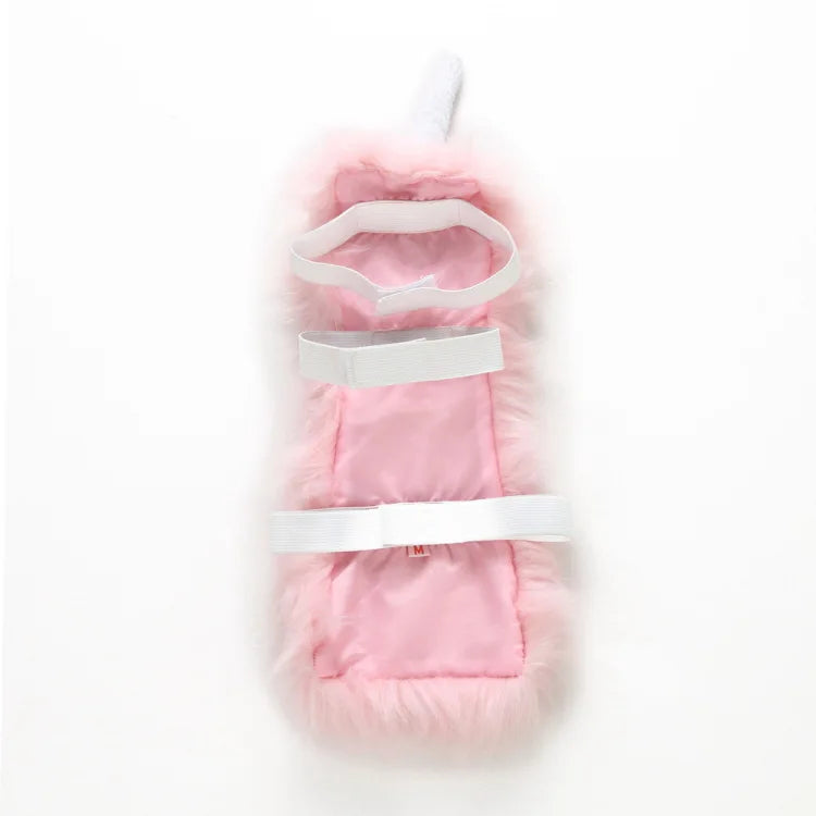 Funny Pink Unicorn Dog Costume
