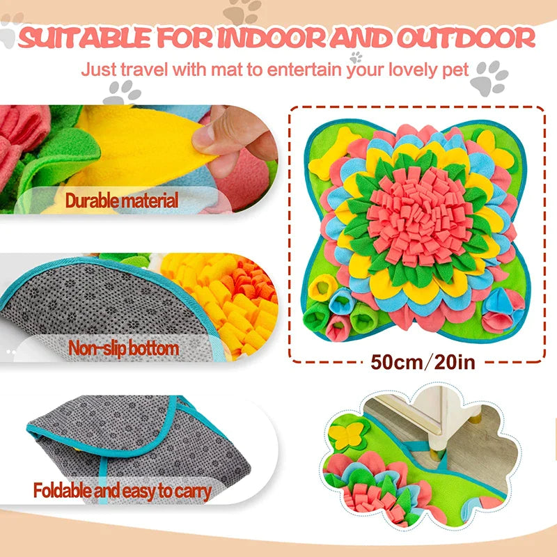 Cute Durable Pet Puzzle Snuffle Pad